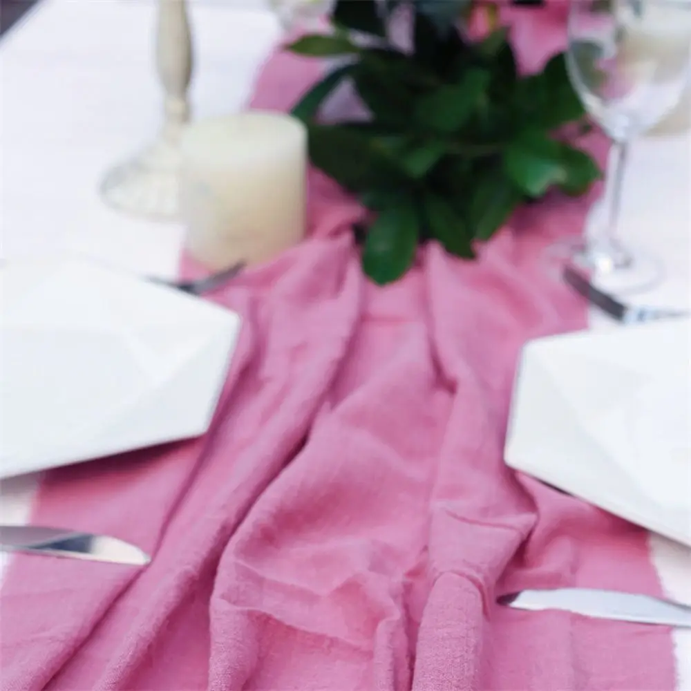 Gauze Various Colors Wedding Dinner Kitchen Home Hotel Table Decoration Napkin Design Mat Party Supply Tea Towels
