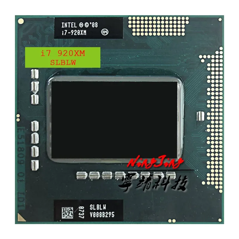 Intel Core i7-920XM i7 920XM 2.0 GHz Quad-Core Eight-Thread CPU Processor 8M 55W Socket G1 / rPGA988A
