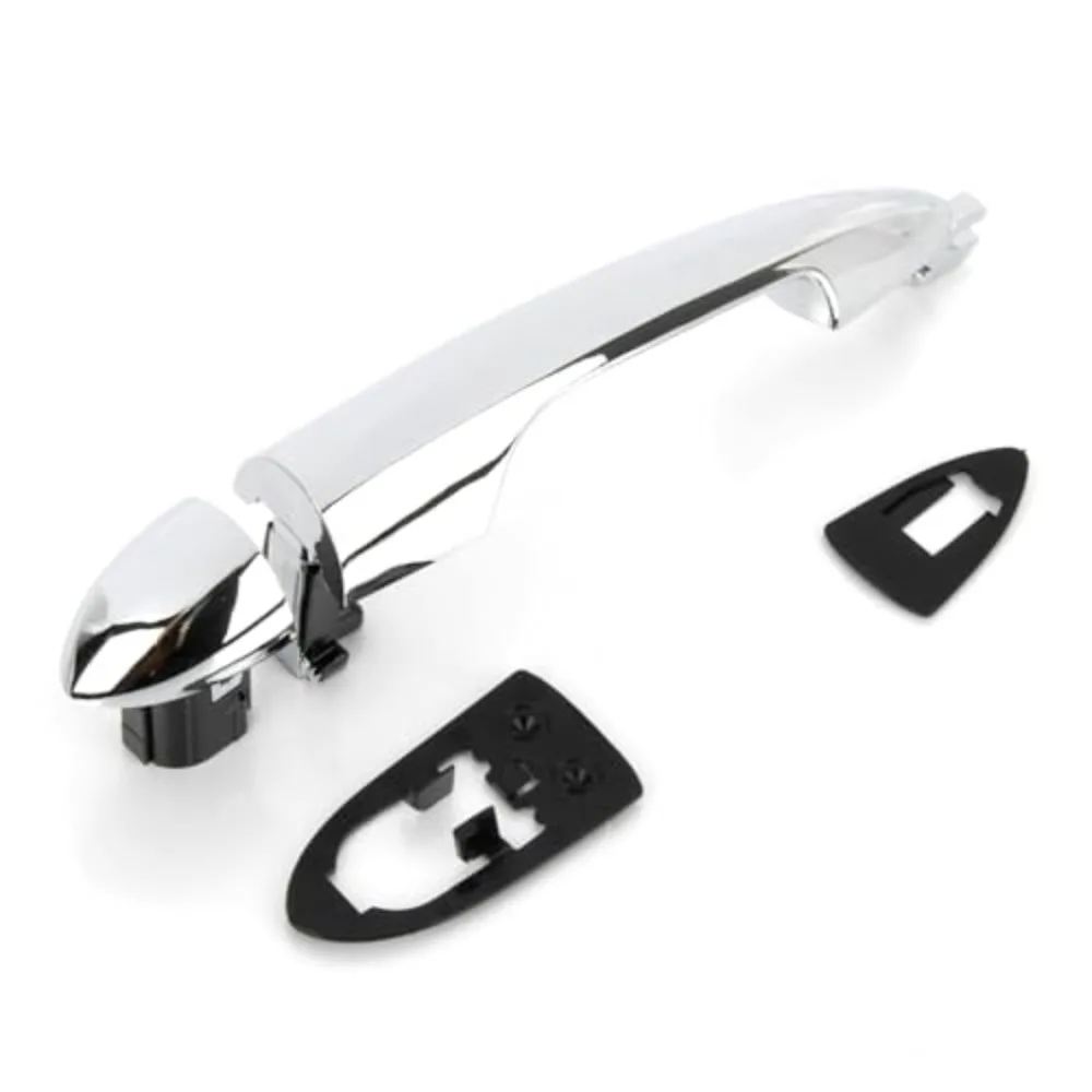 Manija de puerta exterior delantera izquierda para coche 156099956 para Alfa Romeo Mito 2008, Compatible con 156084182, pieza de repuesto exterior cromada