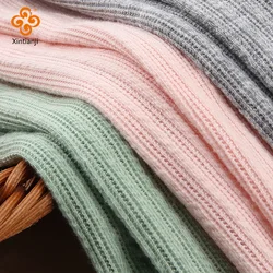 100x160 cm Strisce Jacquard Tessuto elasticizzato lavorato a maglia 300g di Spessore Ago a costine Autunno da donna Cardigan fai da te Tessuto da cucire