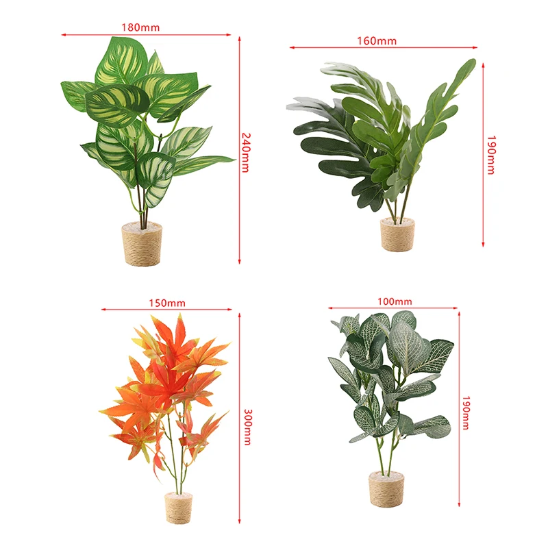 1/6 Scale Miniature Dollhouse Pot Plant Model Decoration for Doll House Furniture Decoration Accessories Toy