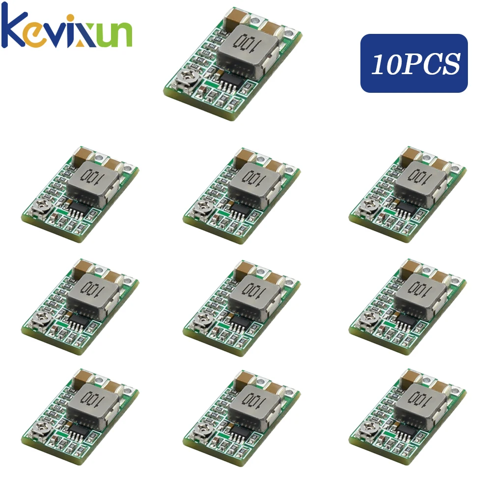 5/10PCS Mini DC-DC 12-24V To 5V 3A Step Down Power Supply Module Voltage Buck Converter Adjustable 97.5% 1.8V 2.5V 3.3V 5V 9V 12