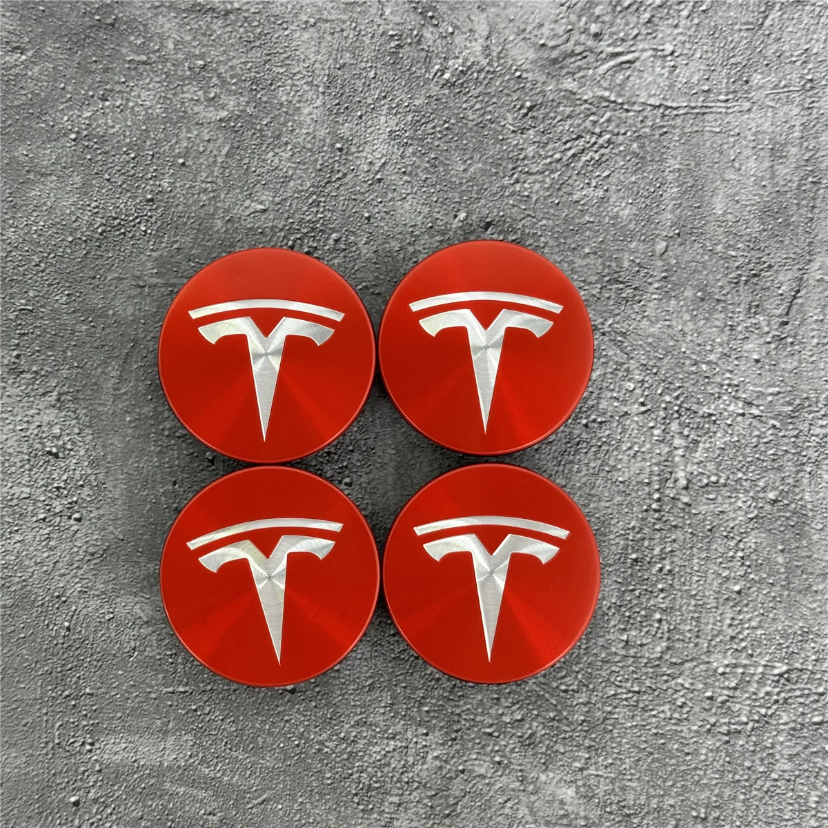 4PCS/Set 56MM GR Sport Emblem Wheel Center Hub Cap Car Rims Cover Hubcaps  For Tesla Model 3 Y X S