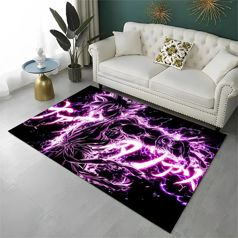 Retro Anime D-Dragon Ball Cartoon Game Non-Slip Area Rug for Living Room,Bedroom,Playroom,Carpet Floor Mat Home Decor Rug Kids