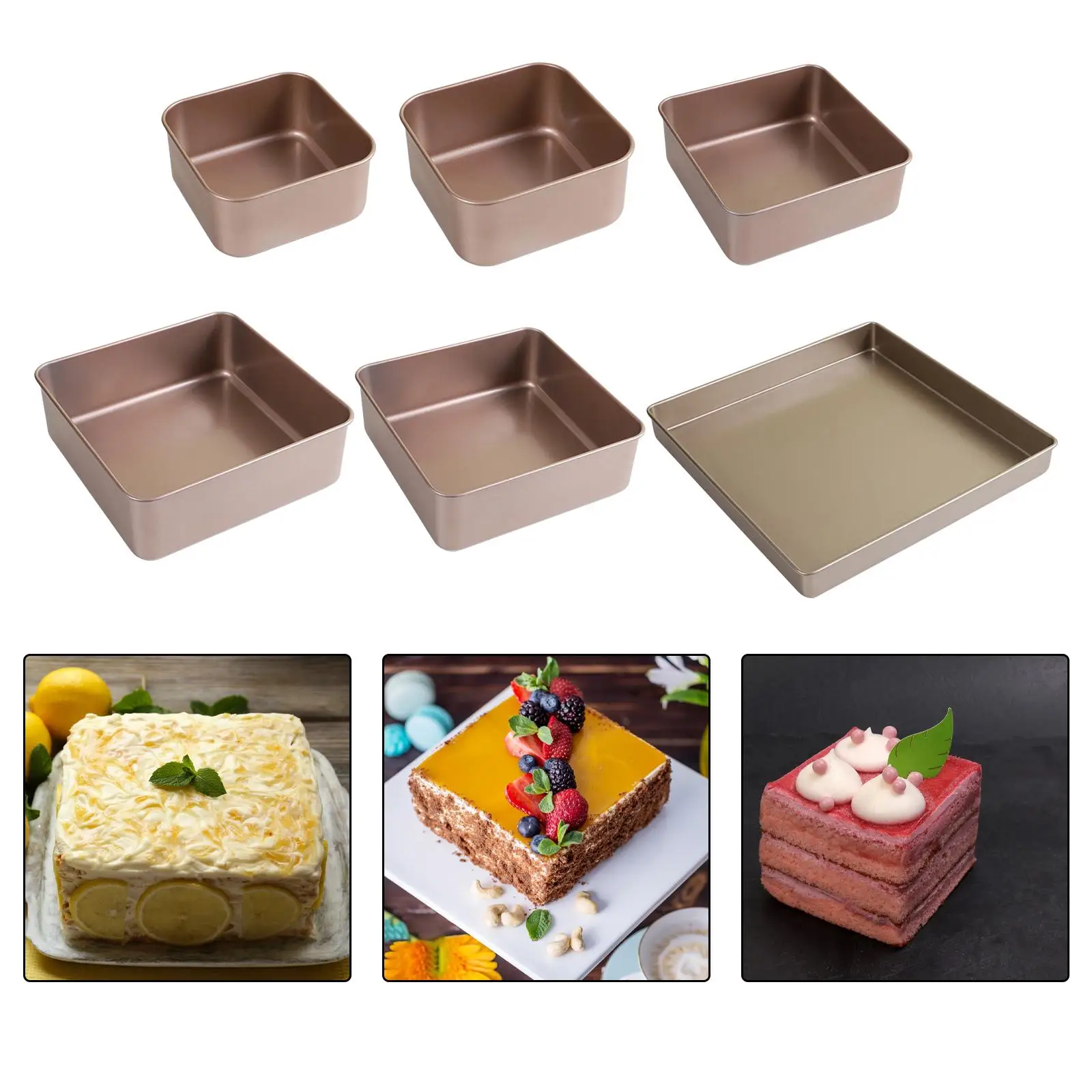 Rectangular Baking Pan Rounded Corner Edge Smooth Surface Easily Cleaning Heavy Duty Portable Rectangle Bread Pan Loaf Tin