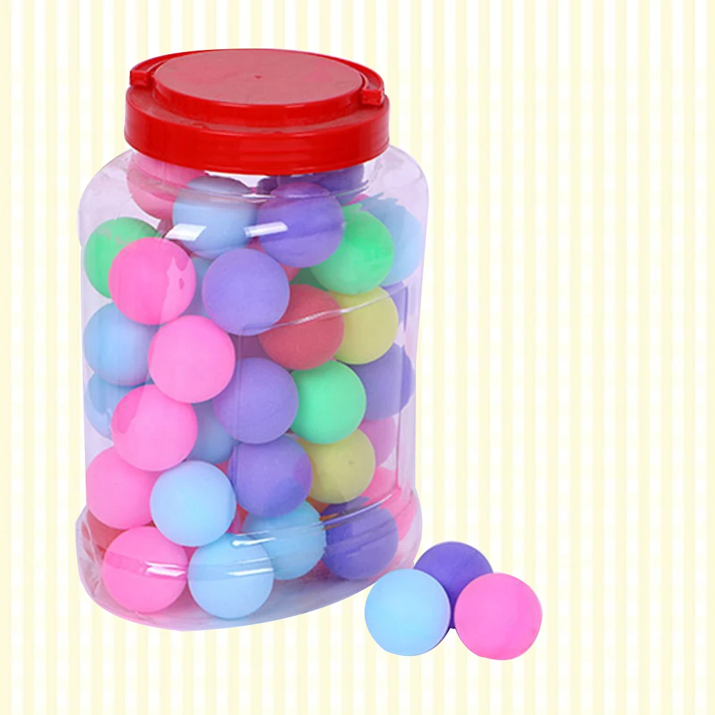 

60 pcs For Table Tennis Beer Competitive Training Table Tennis Ball Pong Balls Balls For Pong Set