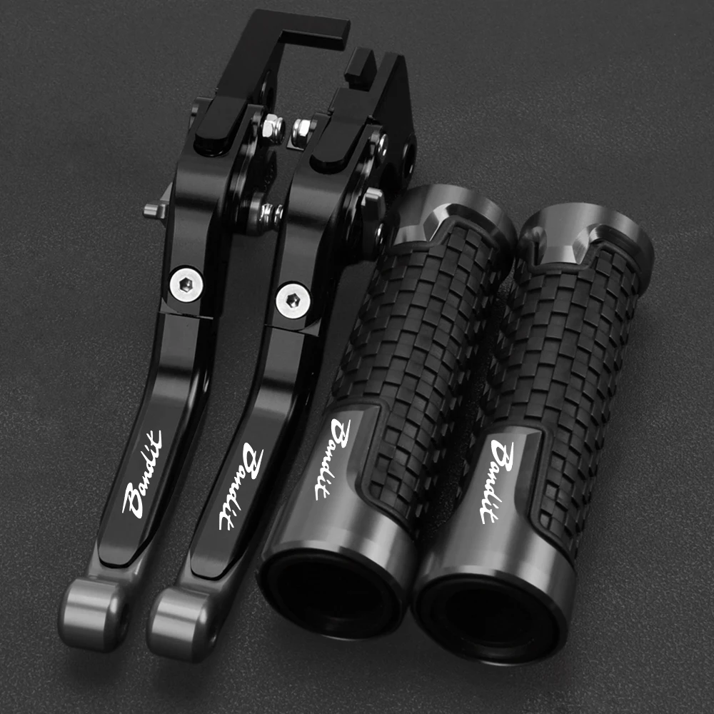 Adjustable Brake Clutch Levers Handle bar grips For SUZUKI GSF 250 600 1200 1250 BANDIT 650S BANDIT650S Motorcycle Accessories