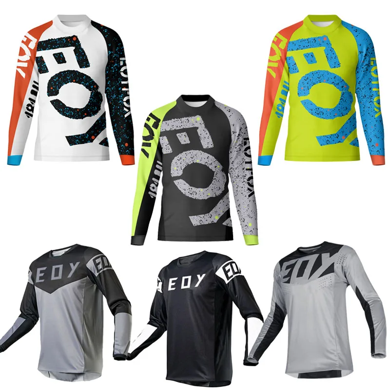 Men's Long Sleeve Eoy Motocross Cycling Jerseys Downhill Mountain Bike MTB Shirts Offroad DH Motorcycle Motocross Clothing