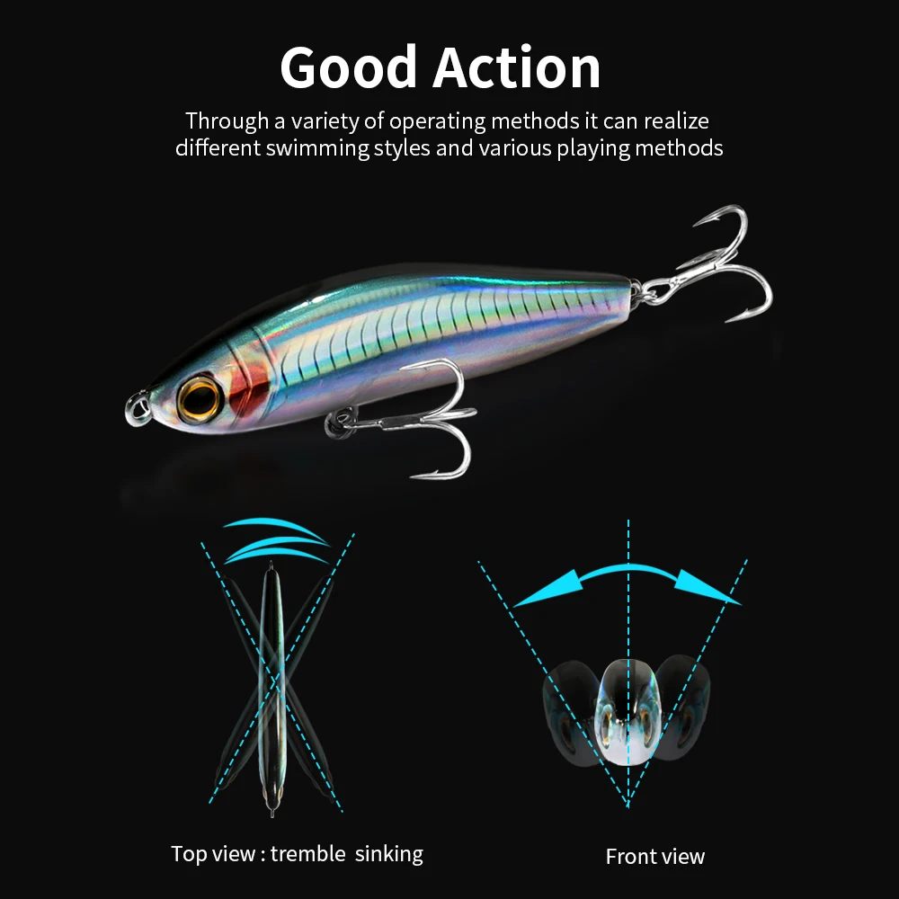 Swimbait Wobbler señuelo de pesca silicona anzuelo triple - imagen 4