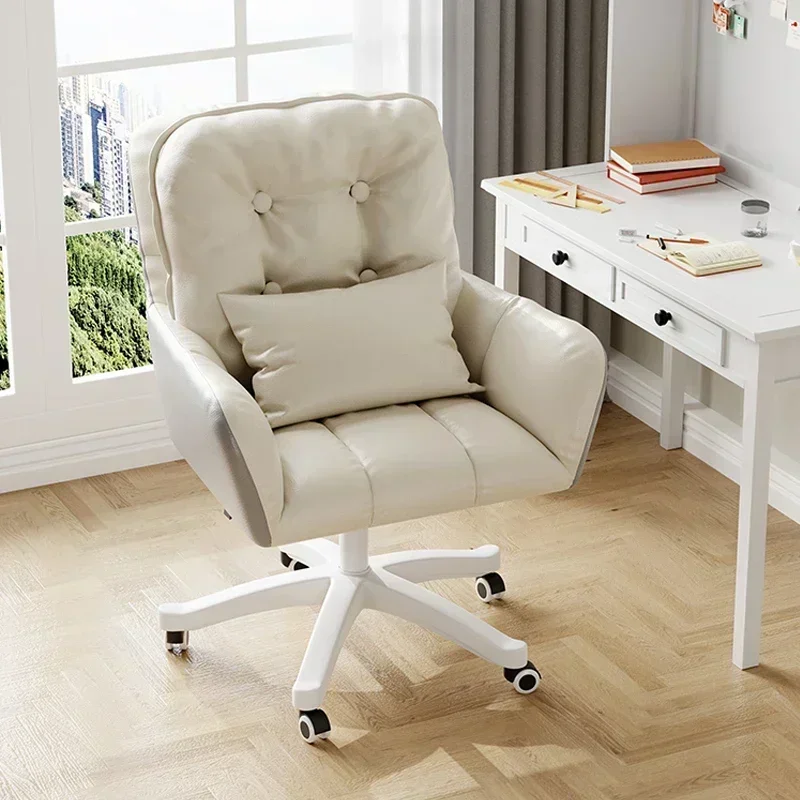 Swivel Make Up Computer Chair Wheels Desk Individual Armchair Student Dormitory Silla Gamer Apartment Furniture Shipping