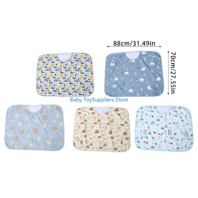 R1WF Baby Feeding Blanket Baby Nursing Cover with Cartoon Pattern Soft Privacy Nursing Cover Breathable Breastfeeding Cover