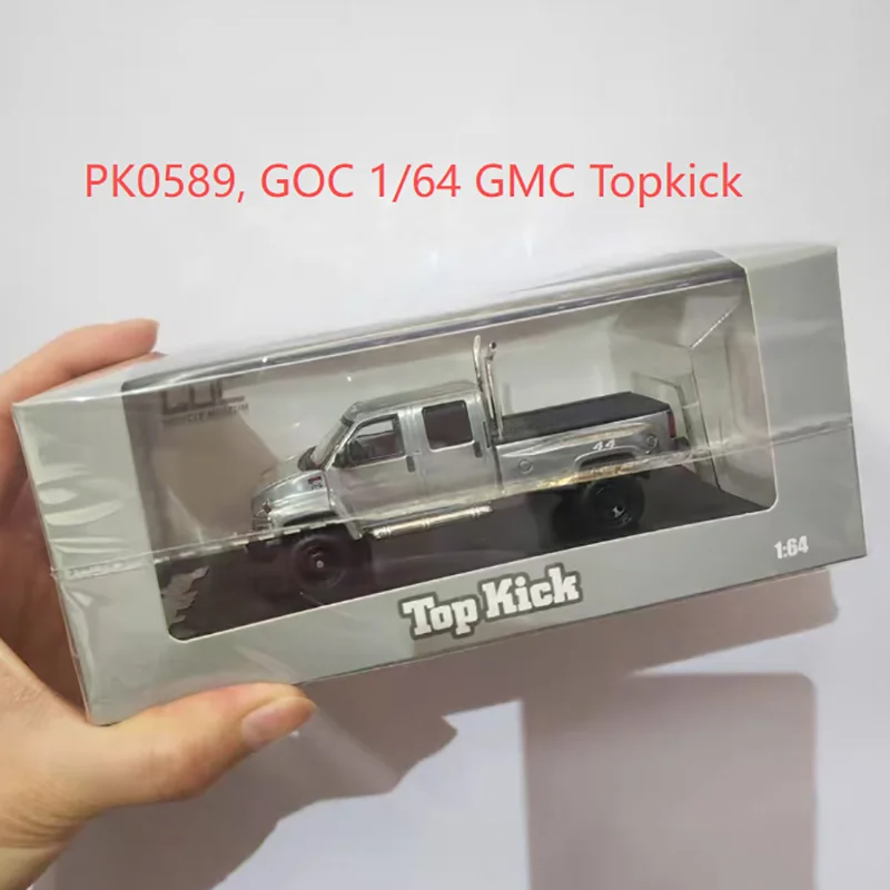 

GOC Diecast 1/64 Scale Kodiak GMC Topkick American Giant Pickup Truck Simulation Car Model Collection Ornament