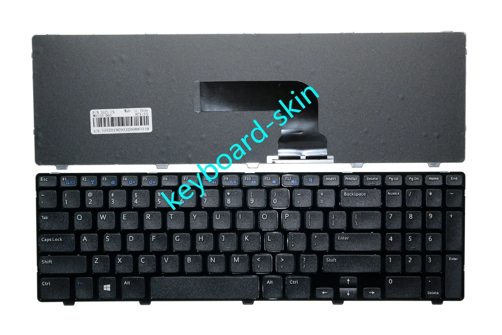 Nieuwe Us Keyboard Geen-Achtergrondverlichting Voor Dell 09D97X MP-12F83US-698 V137325AS PK130SZ2A00 PK130SZ3A00 NSK-DY0SW 0YH3FC NSK-LA0SC 0Wvtgr