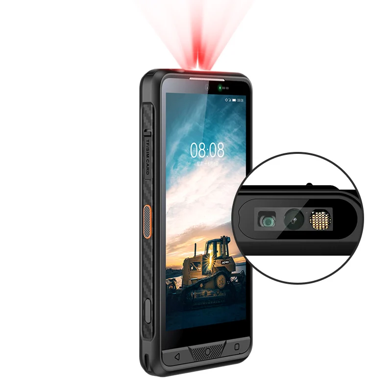 

2D Scanner Wifi Barcode Scanner 5.45 Inch Android 14 Handheld PDA UHF RFID Waterproof Rugged Mobile PDA Stock