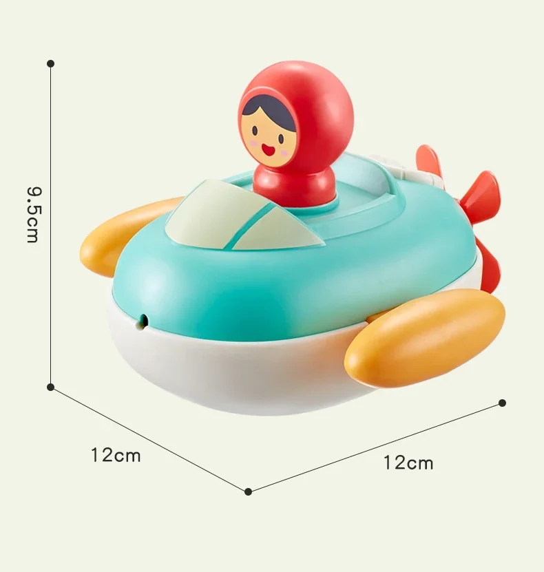 Brinquedo de banho infantil com design submarino, spray de água flutuante, brinquedo para crianças, piscina, jogo de água no verão, presente