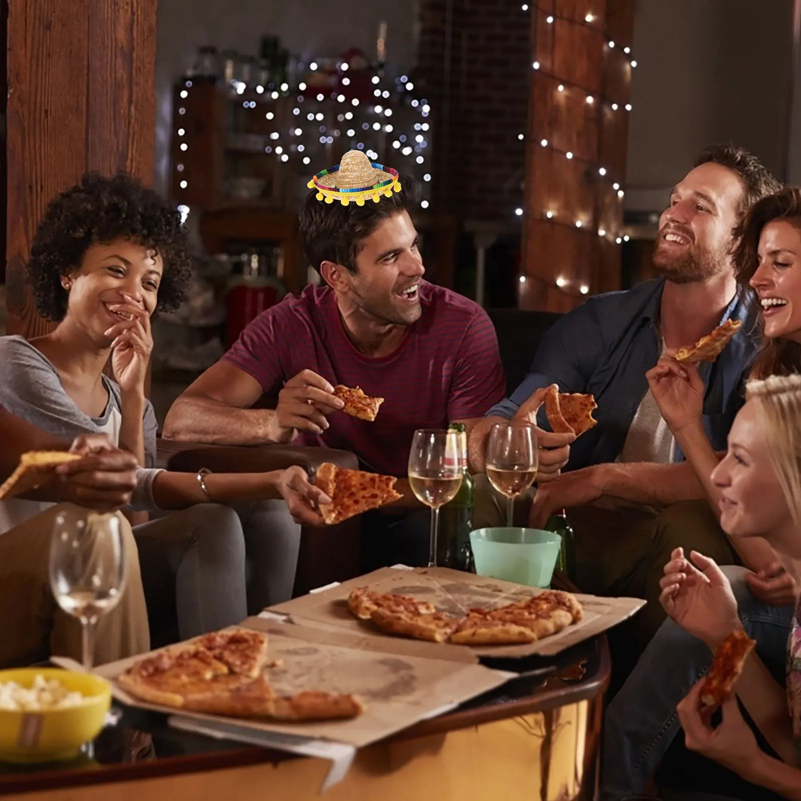 

Mini Mexican Sombrero Hats For Kids Pets Women Fiesta Party Decorations Cute Hair Accessories Birthday Wedding Celebration