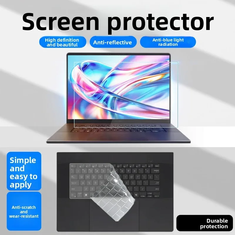 

Anti-reflective and anti-blue protective film suitable for ASUS Proart P12025 notebook screen membrane keyboard H7606