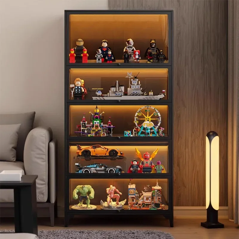 Pain Cabinet Showcase Household Model Showcase Toy Display Stand Storage Cabinet