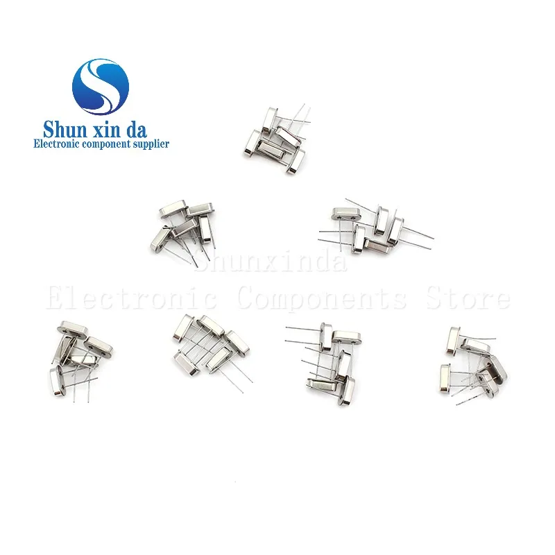 10PCS HC-49S DIP Quartz Crystal Resonator Passive Oscillator 4 6 8 10 11.0592 12  13.56 16 18.432 20 22.1184 24 25 27 30 32 MHZ