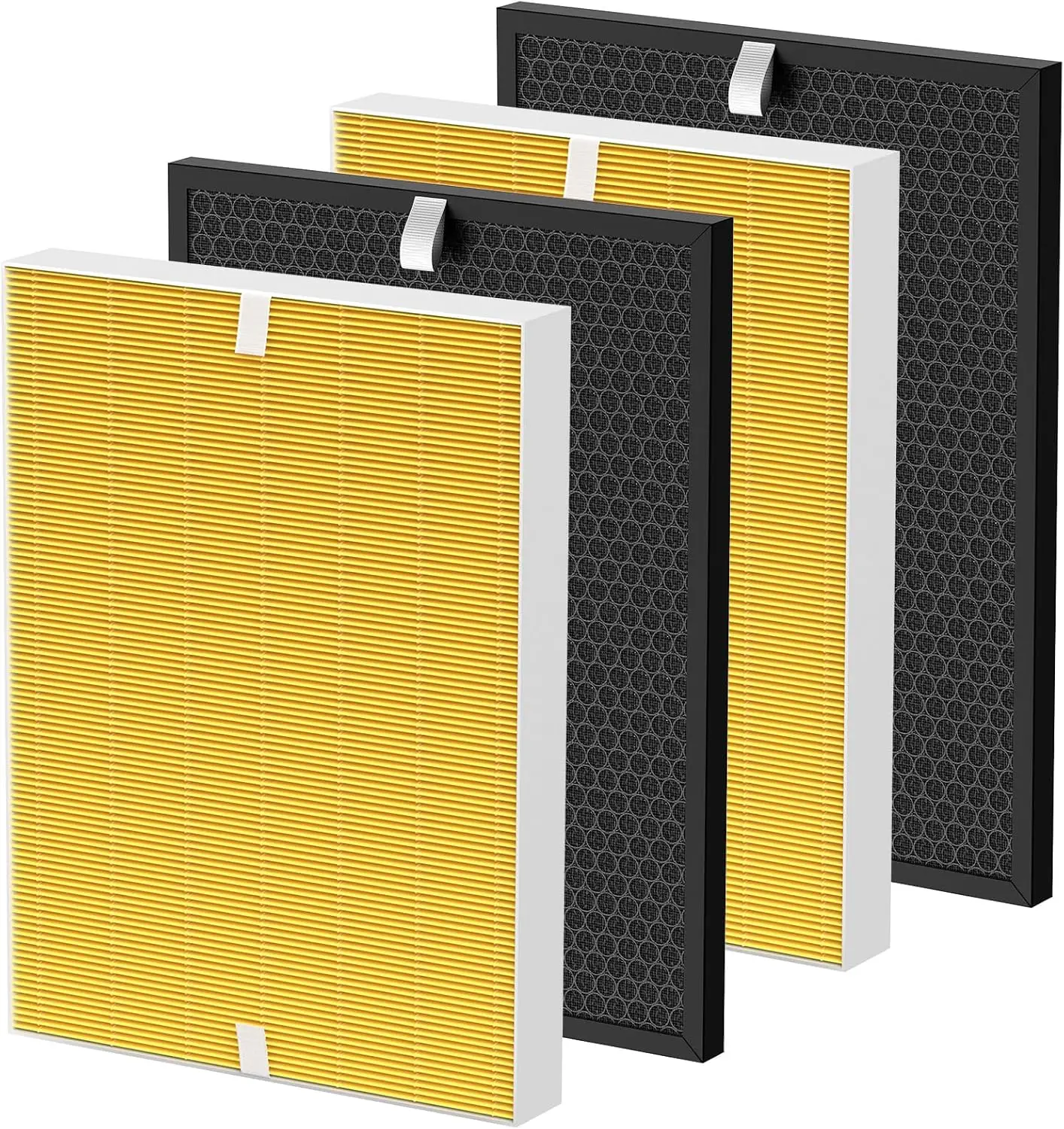 

Сменный HEPA-фильтр для очистителей воздуха, мощный комплект с активированным углем для удаления шерсти животных, перхоти и запахов, 2 комплекта