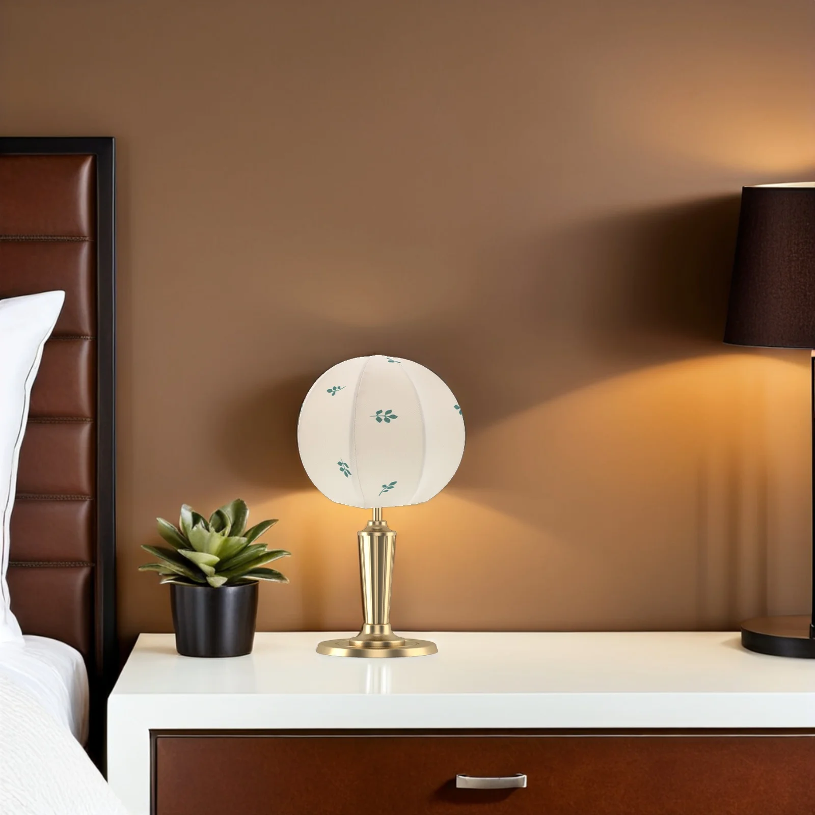 

1pcs Decorative Lamp Shade Fabric E27 Round Table Lamp Cover Modern Bedroom Living Room Floor Light Replacement Shades For Lamps