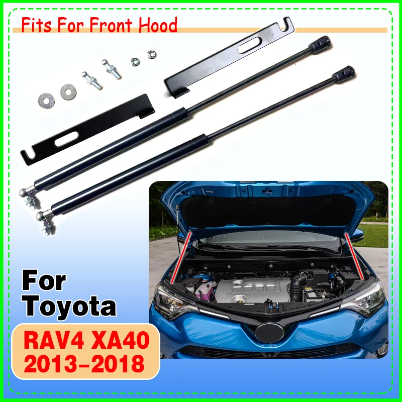 

1 Set Gas Struts For Toyota RAV4 XA40 2013-2018 Front Hood Bonnet Modify Lift Support Damper Shock Absorber Prop Rods Gas Spring