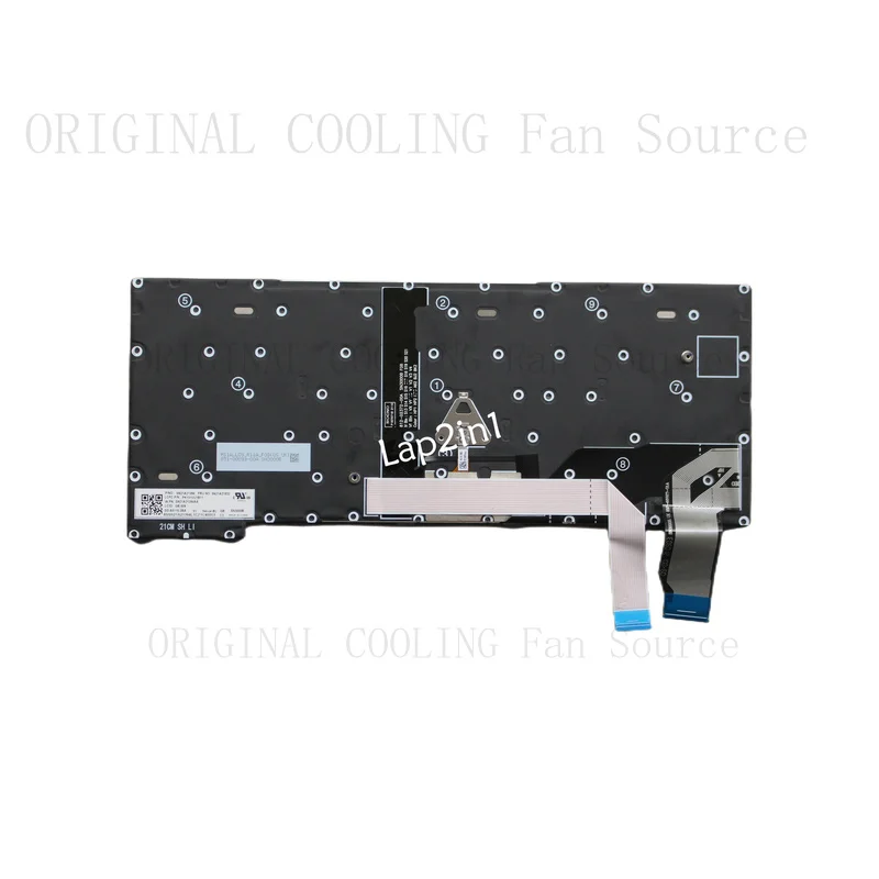 R+  Genuine FOR Lenovo ThinkPad X13 Gen 2 20XH 20XJ 20WK UK Backlit Keyboard 5N21A21832