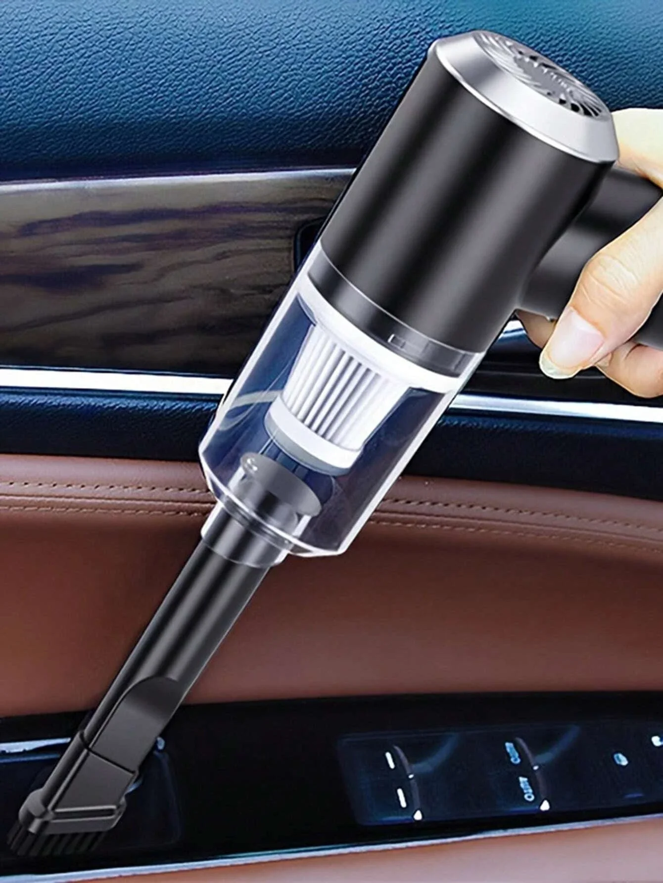 Portable Multi- Car Vacuum Cleaner Large Suction Wireless Charging Small Handheld High Power Powerful Vacuum Cleaner In The  Car