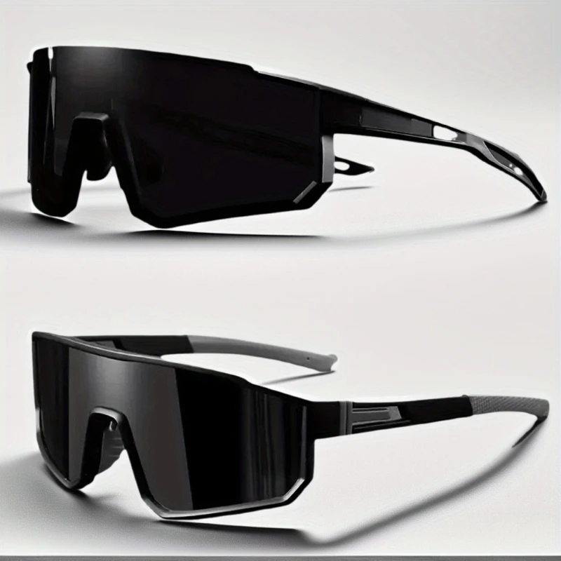 زوجان من نظارات الأفلام الملونة المحايدة ذات الطراز الرياضي، تصميم إطار كبير، مجموعات متعددة محايدة