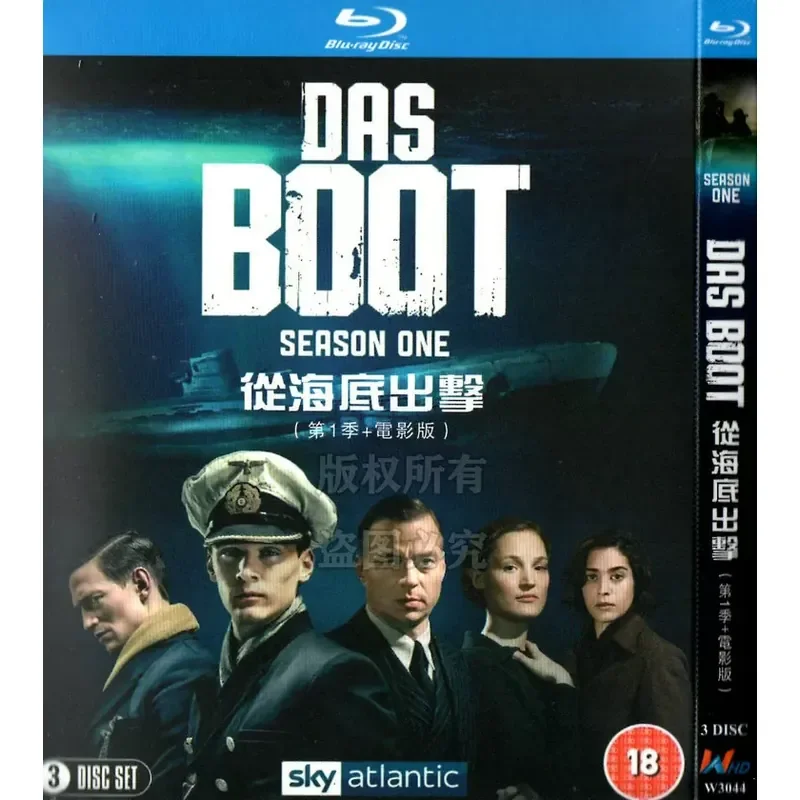 

American war drama Attack from the Bottom of the Sea Seasons 1–4 plus movie version BD Blu-ray high definition 9 discs