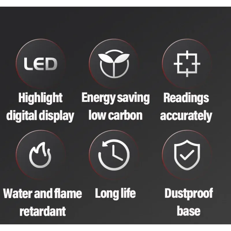 22mm Mini Round LED Measuring Ammeter Signal Light Voltmeter Dual Display Voltage AC 50-500V Current 0-100A Metering Indicator