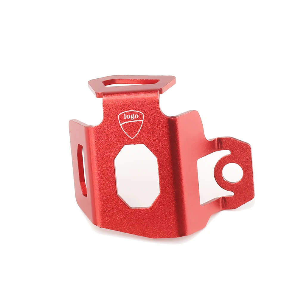 Alloy Rear Brake Fluid Reservoir Guard Cover For Ducati Monster 400 620 695 696 750 795 796 821 937 Multistrada 950 1000 1100