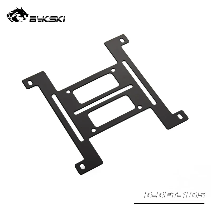 Bykski B-BKT-105/B-BFT-105 ، مشعاع تبريد المياه المعدني المسطح خزان تبريد المياه قوس مضخة المياه/قوس 12 سنتيمتر مروحة #5