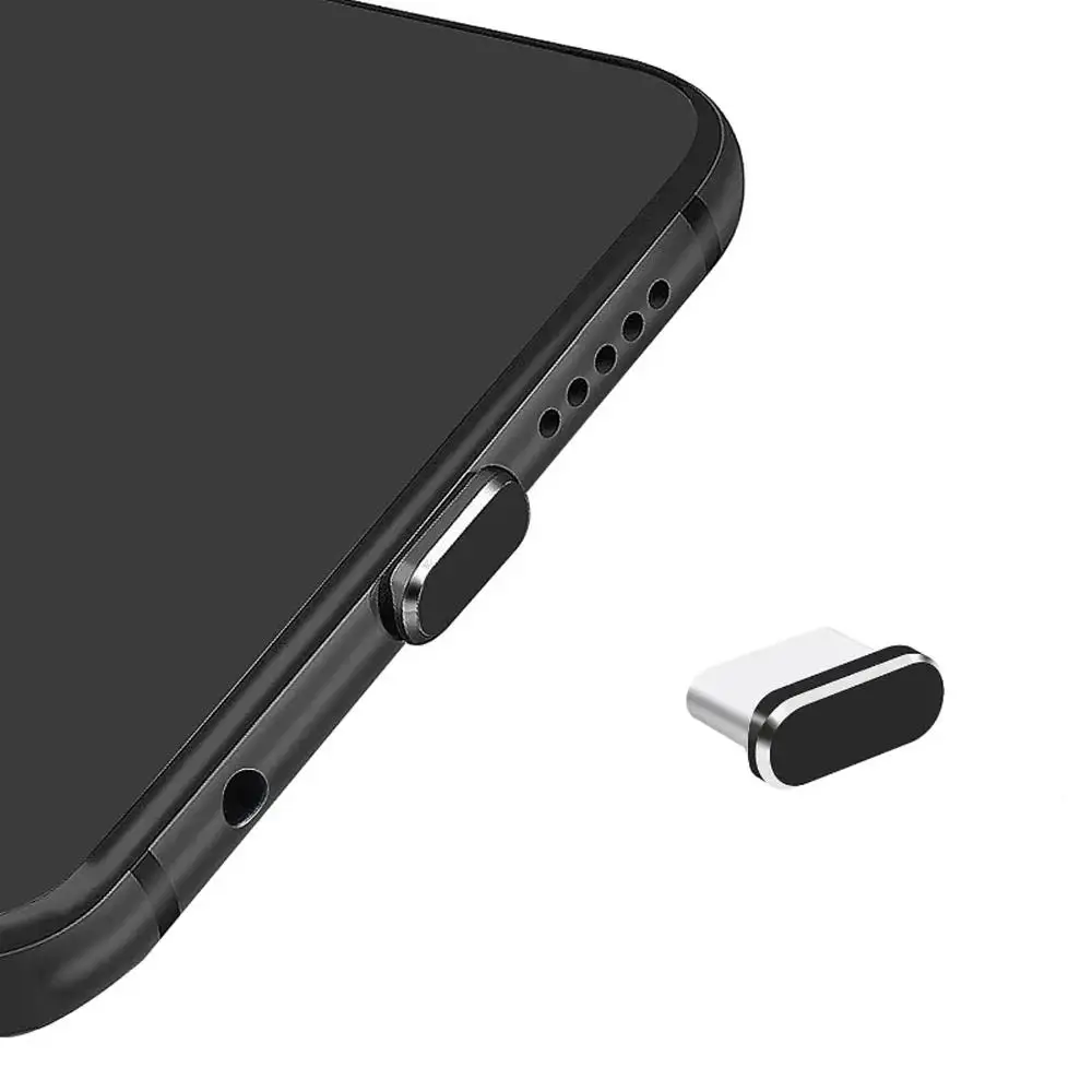 5 PCS USB-C Plug Cover With Cleaning Brush Dustproof Charging Port Protector Caps For iPhone 15 OPPO VIVO Xiaomi Type C Devices view 2