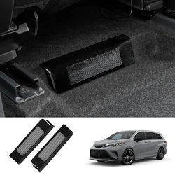 For Toyota Sienna 2021-2024 car shape seat AC hot floor air conditioning air duct grille cover decoration accessories