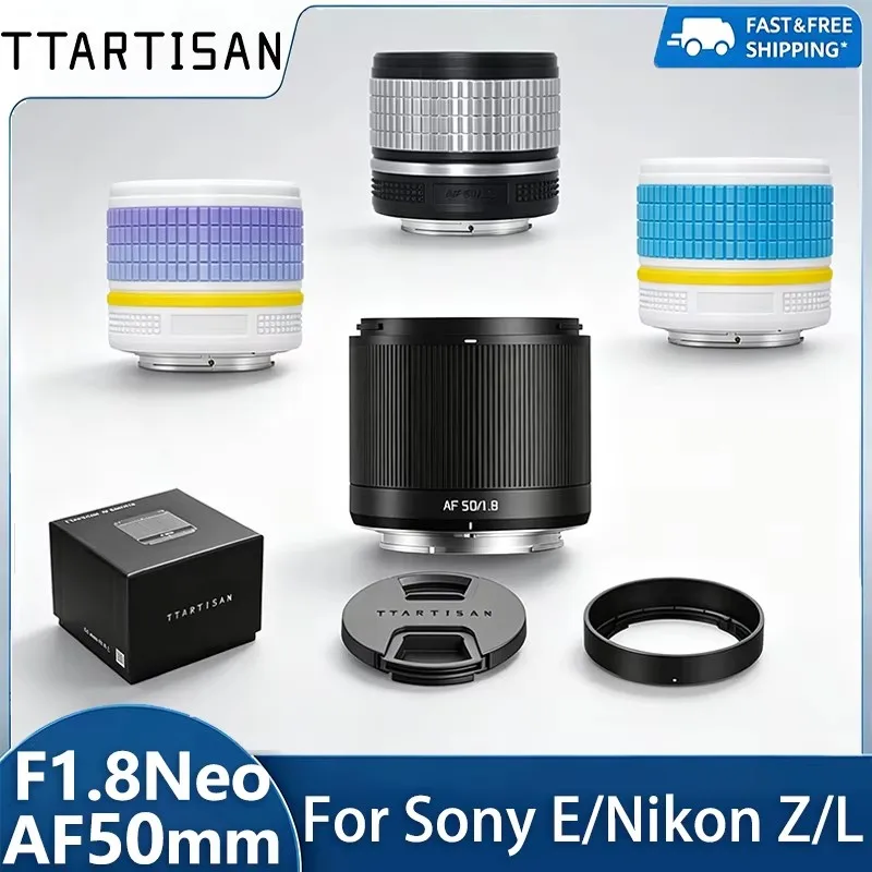 

TTArtisan AF 50mm F1.8 Neo Full Frame Portrait Prime Lens STM Silent Motor Portable Lightweight for Sony E Nikon Z Leica L Mount