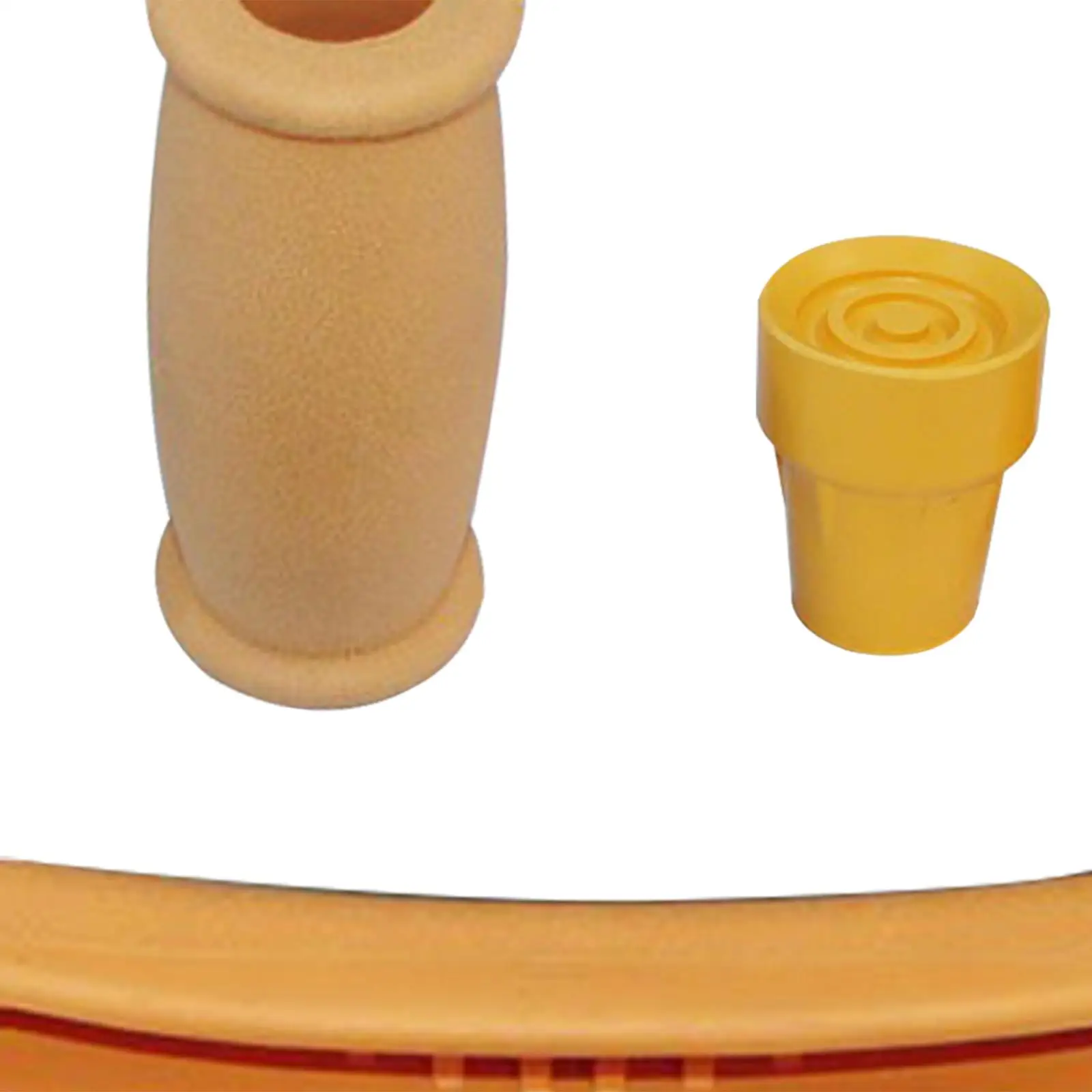 مجموعة أجزاء العكاز البديلة، وسادات إكسسوارات العكاز، قبضة اليد، أغطية القدم، وسائد مطاطية مريحة