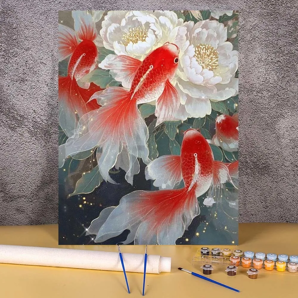 Peony Flowers Numbe…