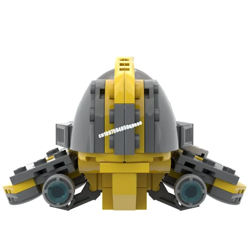 New 200Pcs Famous Star Battle Movie Moc 7B Starfighter Model Diy Creative Ideas Child ToyS Birthday GiftS Custom Puzzle