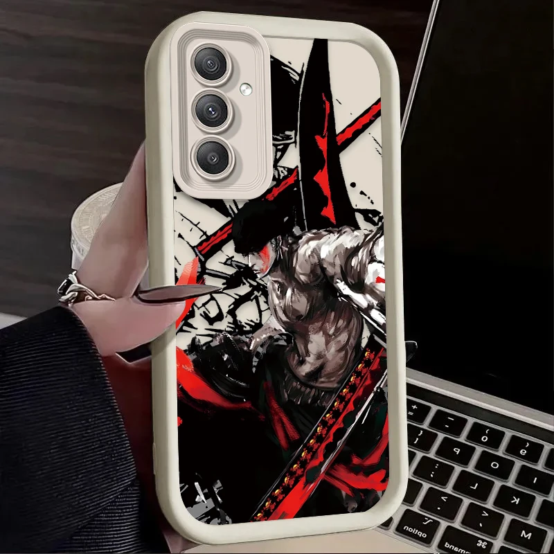 Anime O-One Pieces Zoros Phone Case for Samsung Galaxy A55 A35 A25 A24 A15 A05 A05S A13 A23 A12 A22 A32 A52 A52S A72 A11 Cover image 3