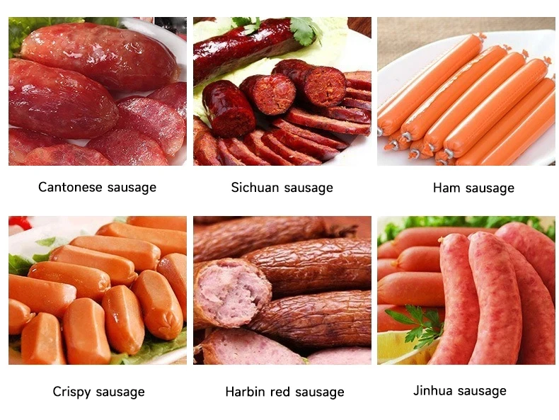 Industry Meat 50L Salami Continuous Vacuum Automatic Cheap Chicken Sausage Make Stuffer Fill Filler Machine