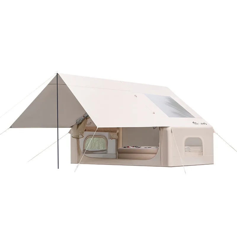 Hot-selling Cross-border 6.3 square Meters Inflatable Tent Outdoor Camping Equipment Overnight Waterproof Oxford Cloth Tent