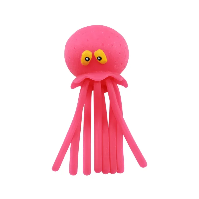 Squishy Water Absorbing Octopus Sensory Toy  TPR Stress Relief Fidget Bath Pool Play Pinch Decompression Fun for Kids Adults