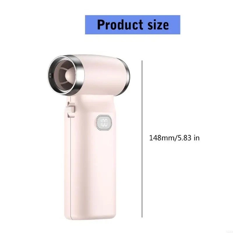 منفاخ الهواء اللاسلكي القابل لإعادة الشحن القابل لإعادة الشحن لأداة إزالة الغبار الجاف لتنظيف الكمبيوتر مع شاشة LCD شاشة مروحة