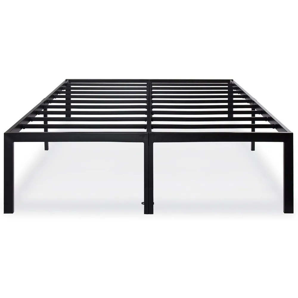 

Heavy Duty Steel Slat Anti-Slip Support, Easy Assembly Platform Bed Frame, Noise Free Steel Mattress Foundation, Maximum Storage