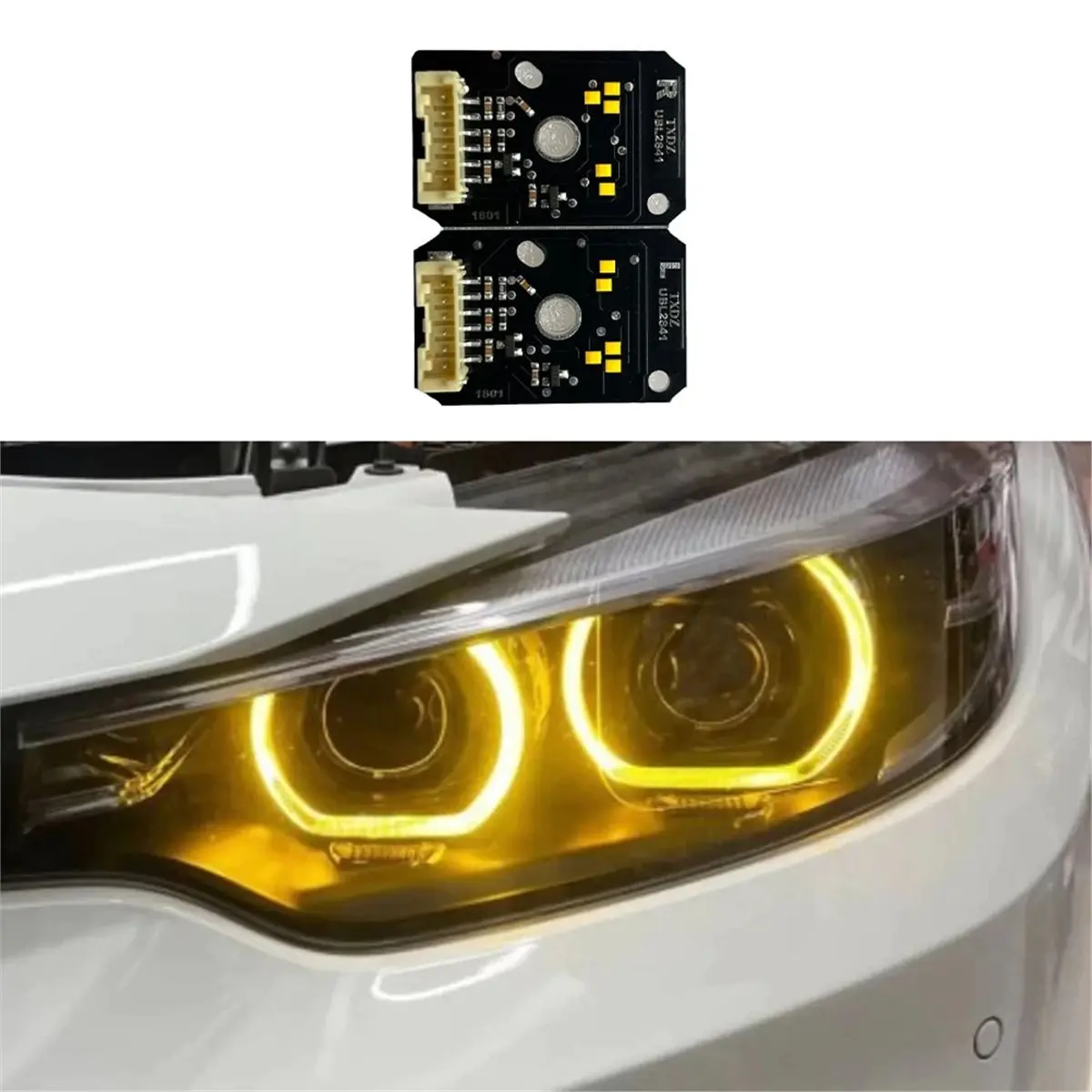 

#44K Automotive Parts & Accessories,DRL Lightsource Boards (Black)
