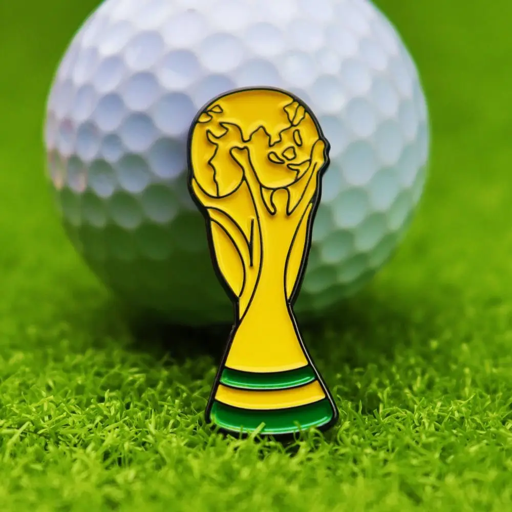 

Trophy Golf Ball Marker Hat Clip Removable Portable Magnetic Hat Clip Lightweight Victory Golf Ball Marker Golf Gifts