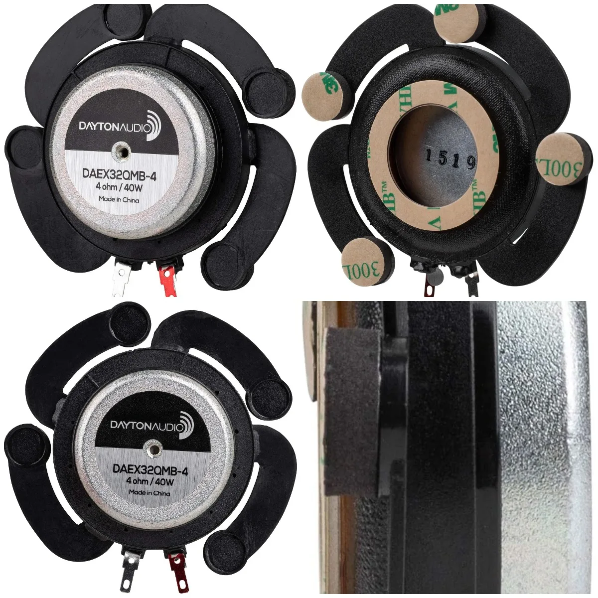 

DAEX32QMB-4 Quad Feet Mega Bass 32mm Exciter 40W 4 Ohm