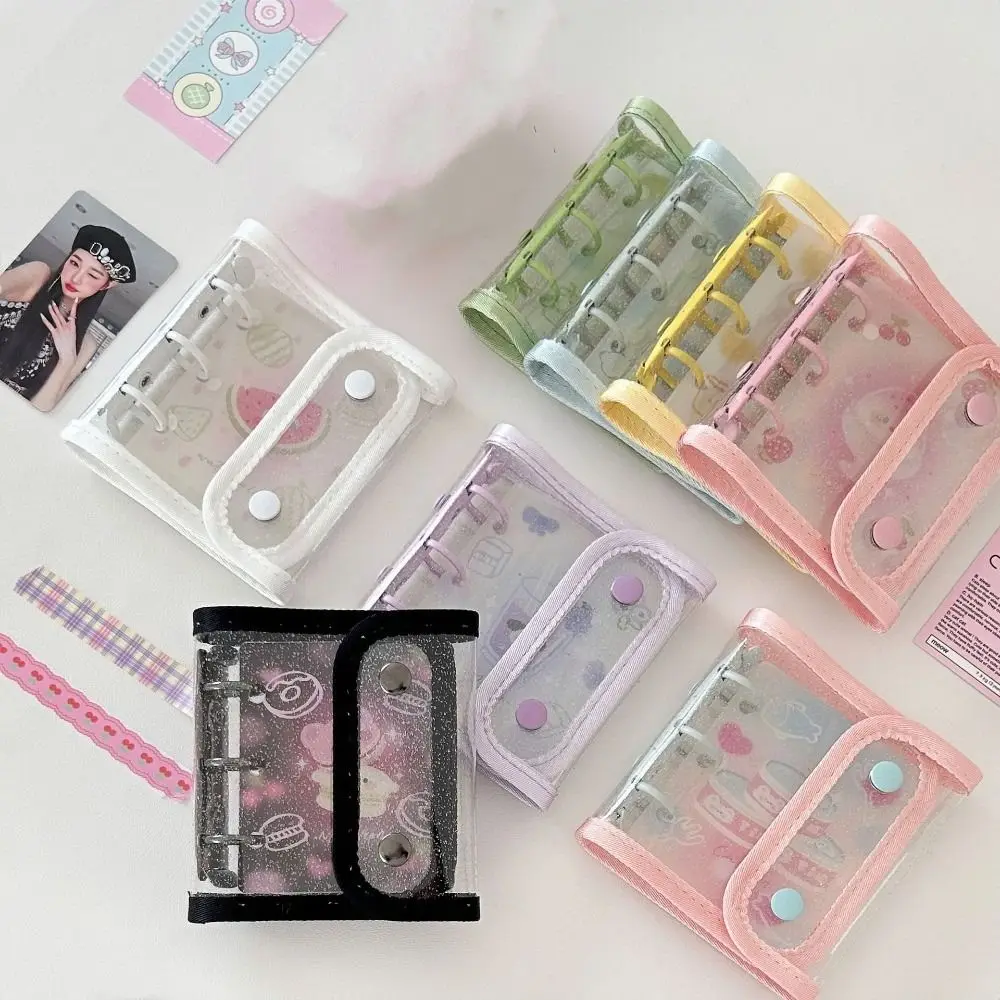 

New 3 Holes Binder Photo Album Large Capacity Waterproof Photocard Album PVC Idol Card Collect Book