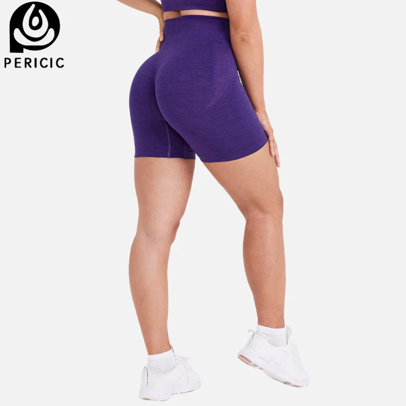 Effortless Seamless Shorts Women Scrunch Butt Lifting Yoga Shorts High Waist Fitness Biker GYM Workout Clothes Running Shorts